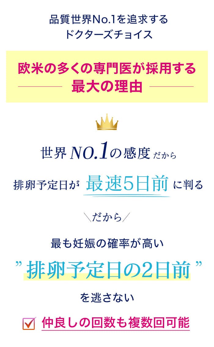 ドクターズチョイス ワンステップ排卵検査薬クリア50本 : 排卵検査薬
